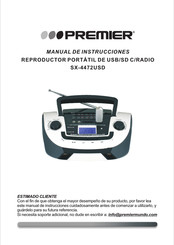 Premier SX-4472USD Manual De Instrucciones