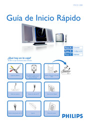 Philips MCD 288 Guia De Inicio Rapido