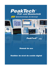 PeakTech 5055 Manual De Uso