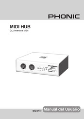 Phonic MIDI HUB Manual Del Usuario