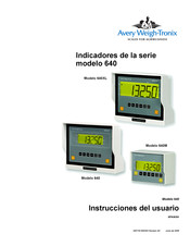 Avery Weigh-Tronix 640M Instrucciones Del Usuario