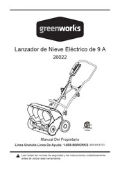 GreenWorks 26022 Manual Del Propietário