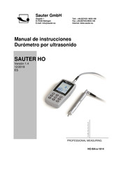 sauter HO-A02 Manual De Instrucciones