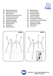 Rotho 20451 Instrucciones De Servicio