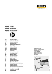 REMS Hurrican Serie Instrucciones De Servicio