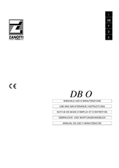 Daikin Zanotti DBO 121 Manual De Uso