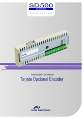 Power Electronics SD 500 Serie Instrucciones De Manejo
