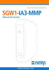 exemys SGW1-IA3-MMP Manual De Usuario