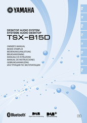 Yamaha TSX-B15D Manual De Instrucciones