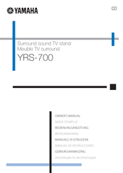 Yamaha YRS-700 Manual De Instrucciones