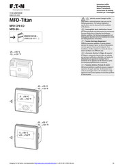 Eaton MFD-80 Serie Instrucciones De Montaje