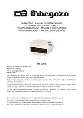 Orbegozo FH 5008 Manual De Instrucciones