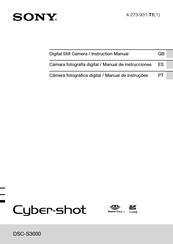 Sony Cyber- shot DSC-S3000 Manual De Instrucciones