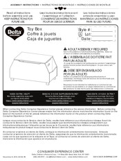 Delta Children Toy Box 28938 Instrucciones De Montaje