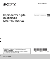 Sony DSX-A300DAB Manual De Instrucciones