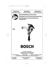 Bosch 1942 Instrucciones De Funcionamiento Y Seguridad