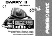 PRESIDENT BARRY II Manual Del Usuario