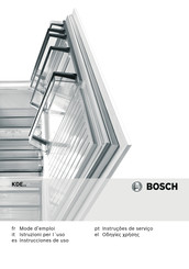 Bosch KDE Serie Instrucciones De Uso