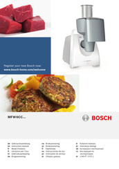 Bosch MFW67440/01 Instrucciones De Uso