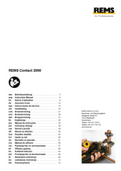 REMS Contact 2000 Instrucciones De Servicio