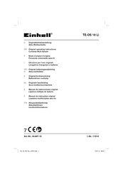 EINHELL TE-OS 18 Li Manual De Instrucciones