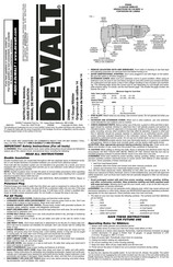 DeWalt DW898 Manual De Instrucciones