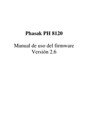 Phasak PH 8120 Manual De Uso