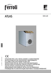 Ferroli ATLAS 70 Instrucciones De Uso, Instalación Y Mantenimiento