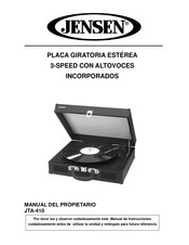 Jensen JTA-410 Manual Del Propietário