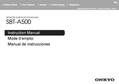 Onkyo SBT-A500 Manual De Instrucciones