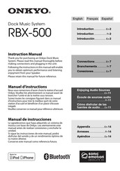 Onkyo RBX-500 Manual De Instrucciones