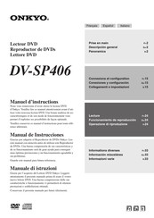 Onkyo DV-SP406 Manual De Instrucciones