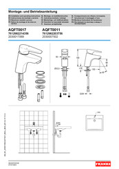 Franke AQFT0011 Instrucciones De Montaje Y Servicio