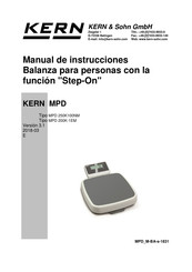 KERN MPD 250K100NM Manual De Instrucciones