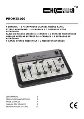 HQ-Power PROMIX100 Manual Del Usuario