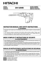 Hitachi Koki DH 50MB Manual De Instrucciones