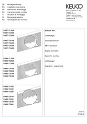 KEUCO 11497 170400 Instrucciones De Montaje