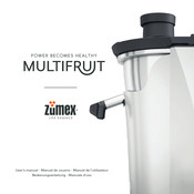 ZUMEX MULTIFRUIT Manual De Usuario