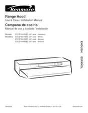 Sears Kenmore 233.51841591 Manual De Uso