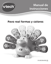 VTech Pavo real formas y colores Manual De Instrucciones