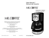 Mr Coffee CJX Serie Manual Del Usuario