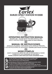 Earlex SPRAY STATION HV3500 Manual De Instrucciones