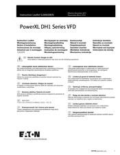 Eaton PowerXL DH1 VFD Serie Instrucciones De Montaje