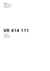 Gaggenau VR 414 111 Instrucciones De Uso