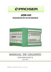 PROSER ADM-442 Manual De Usuario