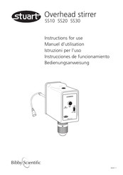 Bibby Scientific Stuart Overhead stirrer SS10 Instrucciones De Funcionamiento