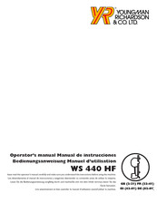 yrco WS 440 HF Manual De Instrucciones