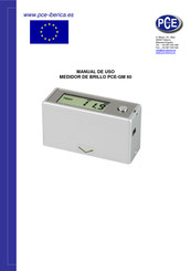 Pce PCE-GM 60 Manual De Uso