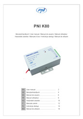 PNI K80 Manual De Usuario