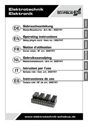 Elektrotechnik Schabus 300747 Instrucciones De Uso